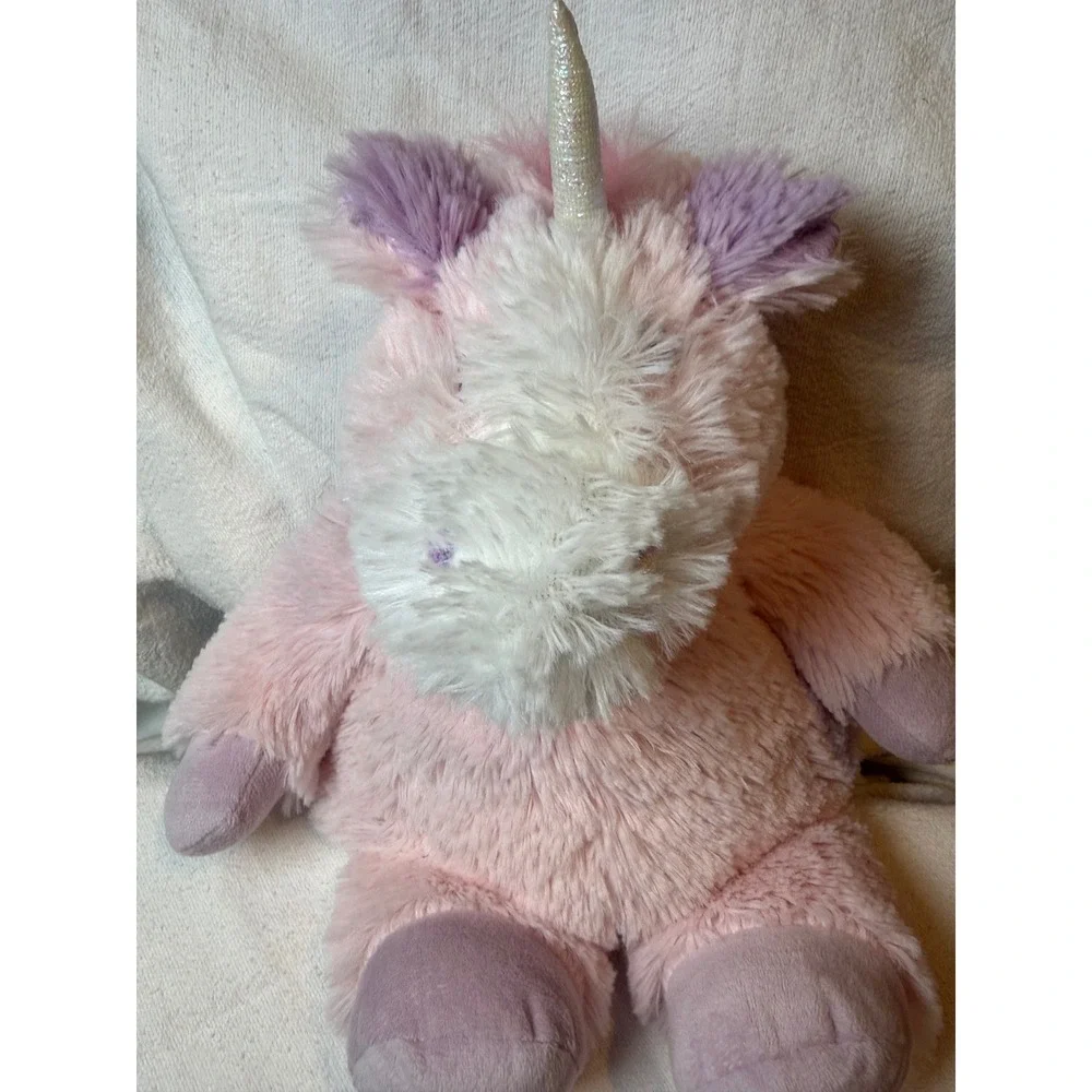 Warmies Pink Unicorn‎ Plush Heatable Microwavable Toy Lavender Filled